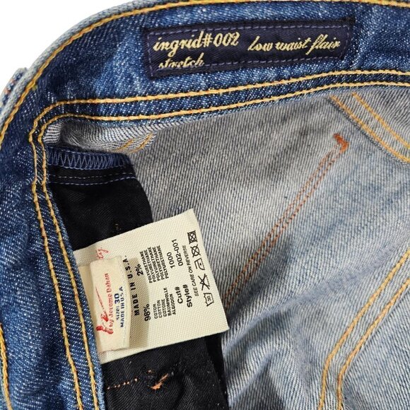 Citizens of Humanity Women’s Ingrid #002 Low Waist Flare Stretch Jeans Size 30 ( - Picture 14 of 16
